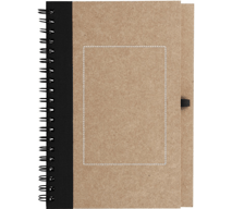 Genbrugspapir notesbog + pen